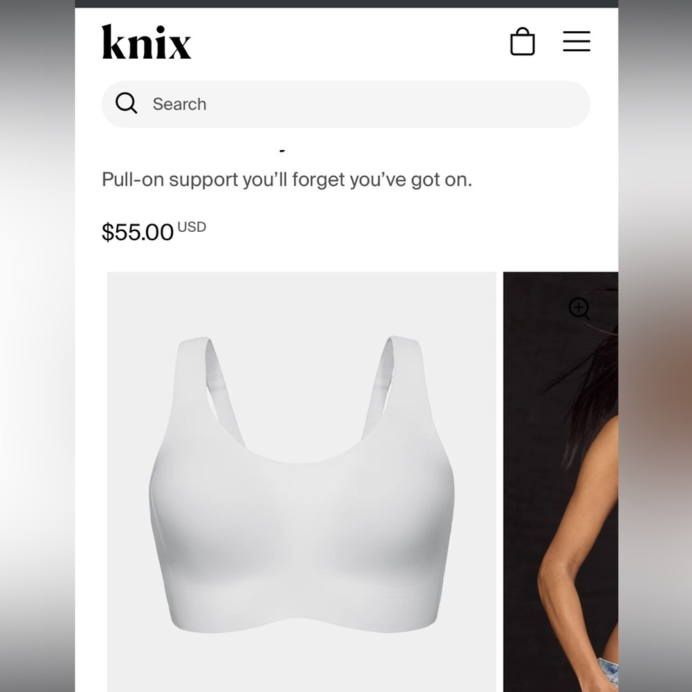 Knix Wireless - Revolution Adjustable Pullover Bra size XL++